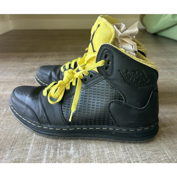Nike Air Jordan Prime 5 Mens 10 Black Yellow Basketball Shoes 429489-070 main image 10